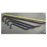 Pry Bars - Nail Pullers, (4)