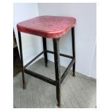 Metal Shop Stool,  24" T,