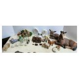 Figurines, Horse, Deer, Monkeys, Mouse