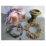 Warm Glow Candles, rings, base