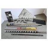 Drill Bits, Drill chucks, Measuring scales