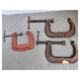 C - Clamps, Stanley,  & Adjustable 4" #1440