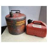 Eagle  & plastic gas cans
