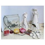 Glass Block, Angel figures,