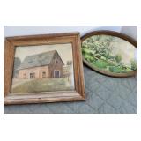 Oval Print & Eisenhower Lithograph?