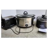 Crock Pots (2) & Toastmaster Toaster