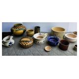 Pottery Items, bowls, pitchers