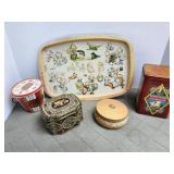 Kewpie Tray & tins