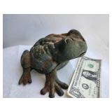 Cast Iron Frog Bank,
