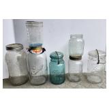 Canning Jars, various sizes and styles