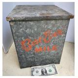 Best Ever Milk Galvanized Front Porch Box