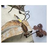 Spider, dragon fly, butterfly - metal