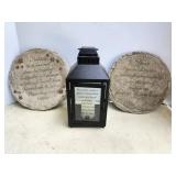 Memorial Lantern & stones