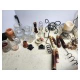 Candles & Candle holders, various styles