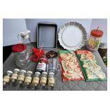 Baking pans, cookie cutters,