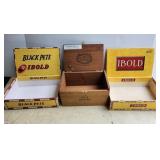 Cigar Boxes (3) IBOLD, Jose Gener