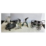 Metal light, candle holders, S&P Holder