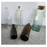 Bottles, Weyer Hair Tonic, Duffy Whiskey