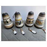 Native American Pottery Bells