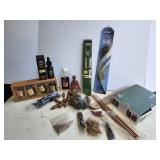 Incense sticks, cones, scents to add