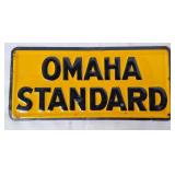 Omaha Standard Metal Advertising Sign