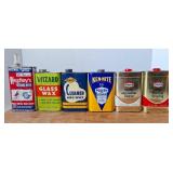 Texaco, Sunoco, Ken-Nite & Wizard Car Care Cans