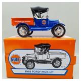 Gulf Gas 1918 Ford Runabout Pick-Up Die-Cast Model