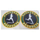 2 Marathon Products Stickers