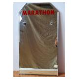 Marathon Oil Service Station Bathroom Mirror