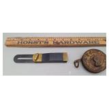 Sliding T-Bevel w/Rosewood Handle & Brass Fittings