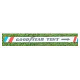 "GOOD YEAR TENT" Wooden Sign