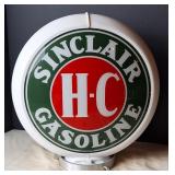 Sinclair H-C Gasoline Gas Pump Globe
