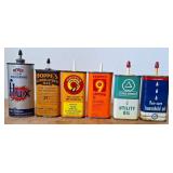 Household Oil Cans & Soldering Flux Can