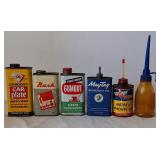 5 Advertising Oil Cans and Others, Vintage