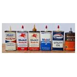 Mobil, Leonard & Helene Curtis Handy Oil Cans