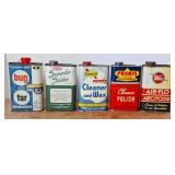 Vintage Car Care Cans