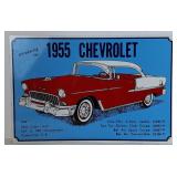 1955 Chevrolet BelAir Metal Sign