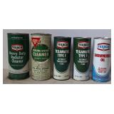 Texaco & Conoco Auto Care Vintage Cans
