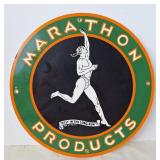 Marathon Products Metal Sign