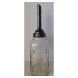 Atlas Mason Bottle w/Oil Spout