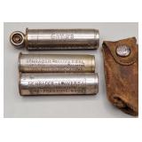 3 Schrader Tire Pressure Gauges, Vintage