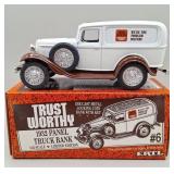 Trust Worthy Hardware Stores 1932 Panel Truck Bank