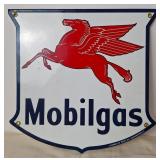 Mobilgas Gas Pump Advertising Sign