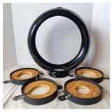 Black Capcolite Gas Globe Body & 4 Bases