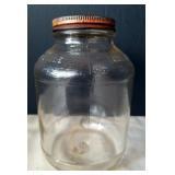 A-Penn Motor Oil Glass Quart Jar w/Lid