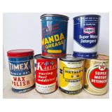 Timex Wax Polish, Grease Cans & Others, Vintage