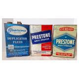 Prestone Anti-Freeze Cans, Supreme Duplicator Can