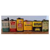 Household Oil & Auto Wax Cans, Vintage