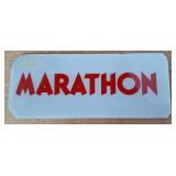 Marathon Gasoline Pump Glass Insert