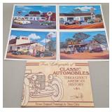 Lithographs Of Classic Automobiles By Stan Cline
